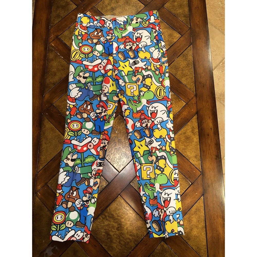 Super Mario Opposuits Pants Only size US/UK 12y Stand Out Be Seen